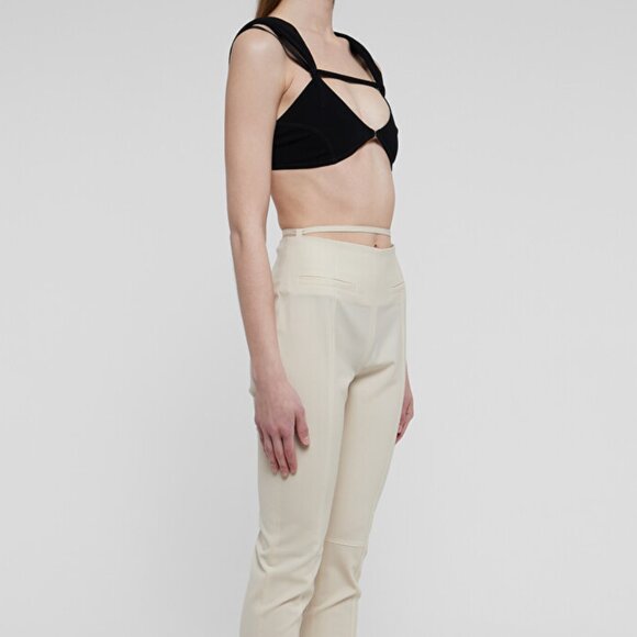 JACQUEMUS Black 'Le Bandeau Veleiro' Bra (Modified) - Picture 5 of 12